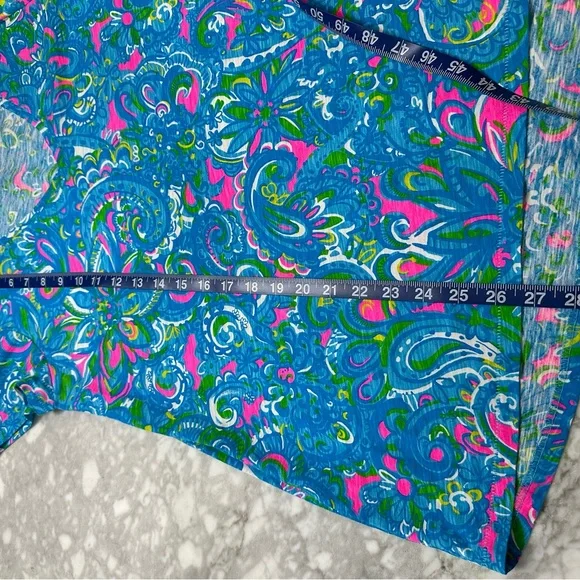 Lilly Pulitzer Etta V Neck Top Sz L like new - Picture 3 of 7